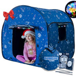 L’Arche Sensory Tent For Kids With Led Lights & Remote Blackout Pop-Up Calm Down For Autism, Adhd & Spd Indoor Sensory Room & Play Tent Foldable & Portable (Space Theme, Regular 35.4 In)