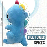Dinosaur Plushies Toys Dino For Toddlers 16 In. Cute Stuffed Animal, Soft Plush Birthday Gifts For Kids Teens Adults (Blue)