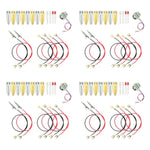 4 Sets Fruit Battery Science Experiment Kit, DIY STEM Project for Students & Teachers