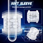 Automatic Male Masturbator Cup, 7 Thrusting & Vibrating Modes, Dual Open-Ended Design, Powerful Blowjob Stroker & Penis Massager, Premium Pocket Pussy Sex Toy For Men