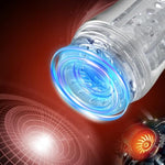 Transparent Double-Ended Male Masturbator With Realistic Vagina And Anus, Waterproof And Skin-Friendly Material Portable Pocket Stimulation Device With Dual Pleasure Sex Feature Adult Pleasure Toy