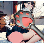 Leather Heart Cat Claw Spanking Paddle Fetish Adult Sex Toys Cute Leather Flogger Bdsm Sex Play Paddle Sexual Flirting Tools Whips For Adults Couple Sm Game Bed