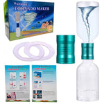 Tornado Maker, Weather Toys, Ultra-Light Aluminum Connecting Tube, Including 2 Empty Bottles, Watertight Tornado Toy, Suitable For Kids' Science Experiments (Green)