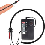 Silicone Urethral Sounds Dilator Male Vibrator Penis Training Multiple Vibrating Glans Trainer Usb Charge Stimulation Stretching For Men Sex Toy 10 Shock Orgasm Stimulation, Black
