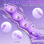 G Spot Vibrator Sex Toys - Prostate Massager Anal Vibrator with 10 Wave Modes, Triple Motor Stimulation Clitoral Butt Plug Nipple Toys,Rechargeable Adult Toys for Men Couples