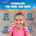Shape Shifting Box - Award-Winning Stem Fidget Toy With Strong Magnets - Fidget Cube Transforms Into 100+ Shapes, Christmas Stocking Stuffers Gift For Kids, Teens, And Adults (Beach Buddies)