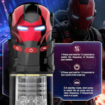 Automatic Male Masturbator Cup Sex Toys For Men With 9 Thrusting & 9 Rotating & 4 Suction Modes-3D Realistic Textured Vagina Hands Free Pocket Pussy Deep Blowjob Stroker For Male Masturbation