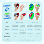 Toss And Catch Ball Set Ultra Sturdy Abs - Family Games Christmas Stocking Stuffers Gift For Toddlers Kids Teens Boys Girls 3-5 5-8 8-13+ Yrs - Baseball Toys For Beach Pool Yard Outdoor 4 Pack