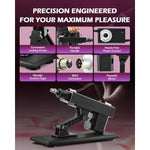 Automatic Sex Machine, Thrusting Dildo Machine With 6 Attachments & 3Xlr Connector For Women Men, Adjustable Adult Sex Toys Love Machine For Vaginal Anal Massage Masturbation