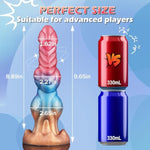 9.6" Thrusting Dildo Monster Dildo Fantasy Dragon Dildo, Huge Dildo Thick Anal Dildo Big Horse Dildo, 4In1 Vibrating Knot Dildo Animal Dog Dildo Alien Wolf Dildo With Heating, Adult Toys For Women Men