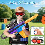 Toy Gun Automatic Sniper Rifle, Realistic Electric Toy Foam Blaster Sniper With Scope Tactical Vest Kit, Toy Gun For Boys 8-12, Birthday, Indoor Outdoor Shooting Game For Kids