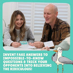 Gullible: The Hilarious Team Game Of Creativity, Bluffing And Astonishing Facts. Will You Fool Your Family And Friends Or Believe The Unbelievable (Gullible - Same Game, Smaller Box) (New Edition)