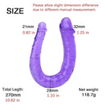 Double Headed Dildo Realistic Ass Dildo Double Dildo Anal Toys Double-Ended Dildo For Beginners Vagina Massager Double Side Dong 2 Head Dildo For Lesbian Women & Gay Men