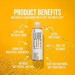 Lubelife Water-Based Lube – Personal Lubricant For Men, Women & Couples, Travel Size, Non-Staining, Easy Clean-Up, Toy-Safe, 12 Fl Oz