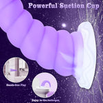 Silicone Anal Stretcher Butt Plug, Soft Trainer Dildo With Curved Texture & Strong Suction Cup For Hands-Free Play, Adult Sex Toys Woman Men Sex Gifts For Beginners Couples, Anus Dilator Masturbator