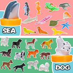 95 Pcs Small Animal Toys, Assorted Mini Ocean, Zoo, Farm, Dinosaur, Insect, Dog And Horse Figure, Little Plastic Animals Figurine For Easter, Sensory Bin Stuffers, Birthday Gifts,Kid 3-5