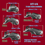 Chastity Cage | Cock Cage Just Compatible For | Only Chastity Tube |Adult Sex Toy | Male Chastity Cage Fit For Ht-V4 (Transparent, Nano)