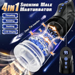 Automatic Sucking Male Masturbator Sex Toys For Men, Lcd Display 9 Thrusting & Rotating & Suction Mens Sex Toy, Electric Penis Pump Masturbators Pocket Pussy Stroker 3D Realistic Adult Toys