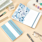 2 Pcs Watercolor Journal, 19 x 13 cm Cotton Paper Travel Sketchbooks for Artists