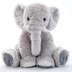 Large Elephant Stuffed Animal, 19.6Inch Soft Stuffed Elephant Plush Companion Gifts For Girls Boys, Gray