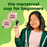 Viv For Your V Premium Soft Menstrual Cups Kit, Flexible Small Period Cup, Pull Tab Ring for Easy Removal, Cleansing Gel Wash, Travel Pouch, Comfortable 12 Hour Wear, Reusable, Medical Grade Silicone