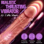 Realistic Thrusting Dildo Sex Toys Vibrator, Lifelike Vibrating Dildos