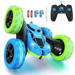 Remote Control Car For Kids, 360Β° Rotating Double-Sided Rc Car With Led Headlights, 4Wd 2.4Ghz Electric Rechargeable Toy Vehicle For Boys And Girls, Perfect Birthday
