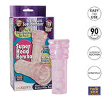 Award Winning Sue Johanson’S Super Head Honchomale Masturbator - Male Silicone Masturbation Sleeve - 6.5 Inch Adult Male Sex Toy - Pink