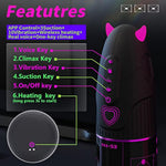 Automatic Male Masturbators 6 In 1 App Control 10 Vibration 3 Sucking Modes Real Voice Heating Sex Machine Men Suction Realistic Pocket Pussies For Penis Adult Sex Toys Pink