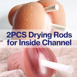Storage Bag 2 Dry Rods for Torso Adult Sex Doll, Discreet Storing & Drying