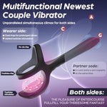 Double Penetration Sex Toys For Couples, 3-In-1 Vibrating Cock Ring With 10 Modes, Anal Toys Anal Dildo Vibrator Butt Plug, Testicles Vaginal Stimulator, Adult Toy, Sex Things For Couples Kinky