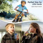 Walkie Talkies For Kids 2 Pack, Rechargeable Kids Walkie Talkies Toy For 3-12 Yro Boys, Long Range Walkie Talkie With 22 Channels & Flashlight Birthday Gifts For Xmas Outdoor Adventure