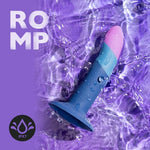 ROMP Piccolo Adult Sex Toys Dildo for Women, Clit Sucker, Blue