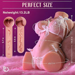 13.2Lb Vibrating Sex Doll Male Masturbator - 12 Vibration Modes Sex Dolls, 4In1 Sex Toys For Men Pocket Pussy Ass With Big Boobs Vagina And Anal