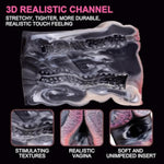 Monster Zebra Male Masturbation Double Opening Track, Masturbation Sleeve Realistic Pocket Animal, Adult Sex Toy For Men, Reusable Male Masturbation Cup Man Pocket Toy(6189)