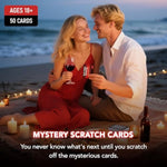 50 Fun & Romantic Scratch Off Date Night Ideas For Couples, Gifts For Him, Her, Husband, Boyfriend, Men - Valentinesday Gifts For Her - Stocking Stuffers, Anniversary, Birthday Gifts (Drinking Games)
