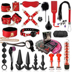 Bdsm Adult Toys Bondage Restraints?Couples Sex Toys With Anal Toys And Adjustable Handcuffs Collar Ankle Cuff Blindfold Feather Tickler