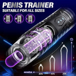 Automatic Male Masturbator Sex Toys For Men & Male Sex Toy Penis Pump With 7 Licking Vibrating Rotating Thrusting, Pocket Pussy Sex Machine With Visual Window