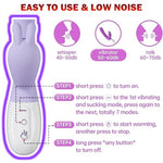 G Spot Vibrator Dildo for Women Rose Toy Clitoral Stimulator Dildos Rabbit Vibrators Stimulator Dildo with 7 Powerful Vibrating Modes, Anal Adult Sex Toy for Women and Couple