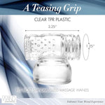 Hummingbird Magic Wand Attachment – Dual-Sided Textured Sleeve For Men & Women, Vibrating Massager Accessory, 3.25" X 1.25.