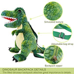 P Lush T Rex Dinosaurs Backpack, 16" D Inosaur S Stuffed Animal Bag Toddler D Inosaur Backpack For Kids 3-5, Dinosaurs Gift Bag Plush Dinosaur Toys For Kids Giant Dinosaur Plus H Backpack