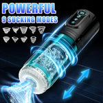 Male Masturbator Sex Toys For Men - Automatic Male Sex Toys Penis Pump With 9 Sucking & Thrusting & Rotating Modes, 3D Realistic Textured Adult Toys Sex Toy Machine, Blowjob Pocket Pussy Stroker