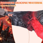 8.74" Monster Strap On Dildos Thick Dildo Sleeve Panties,High Elastic Silicone Wearable Strapless Male Delay Ejaculation Hollow Dildo Sleeve Panty, Fantasy Panty Adult Sex Toys & Games For Lesbian Gay