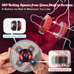 Squeezable Male Masturbator With 4 Expandable 360° Grinding Rollers, Vibrating Adult Sex Toys For Men, Automatic Blowjob Sex Machine, Penis Vibrator Stroker Trainer, Mens Sex Toy Pocket Pussy For Men