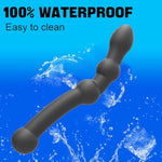 Anal Beads Butt Plug Prostate Massager G-Spot Vaginal Stimulation Silicone Anal Plug Anal Dildo Handle Round Head Anal Training Sex Toys For Men Women (8.85 Inch)