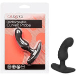 Rechargeable Curved Probe Vibrating Butt Plug, Anal Plug Vibrator - Se-1234-05-2