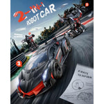 V992 Transform Robot Rc Car, 1:14 Scale, 2-In-1 Robot Toy Car With Sound & Light Effects, Gesture Sensing, Automatic Deformation, Ideal Gift For Boys And Girls