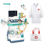 Doctor Kit For Kids, Pretend Medical Station Set For Boys & Girls,Pretend Medical Kit Toy, Mobile Cart With Sound And Light Functions, Kids Doctor Kit For Toddlers 3-5 Birthday Gift