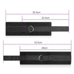 Bed Restraints For Bed Sex Bar Leg Spreader Restraint Sex Tie Up Set Women For Ankle Wrist Bar Couple Toys For Bed Room Straps Adult Play King Mattress Queen Sexy Handcuffs Set For Bedroom Sweater