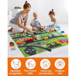 Alphabet Maze, 26Pcs Pull Back Car With Play Mat Preschool Letter Matching Game For 3 4 5 Years Old, Montessori Educational Fine Motor Gift Toy For Toddler Kids